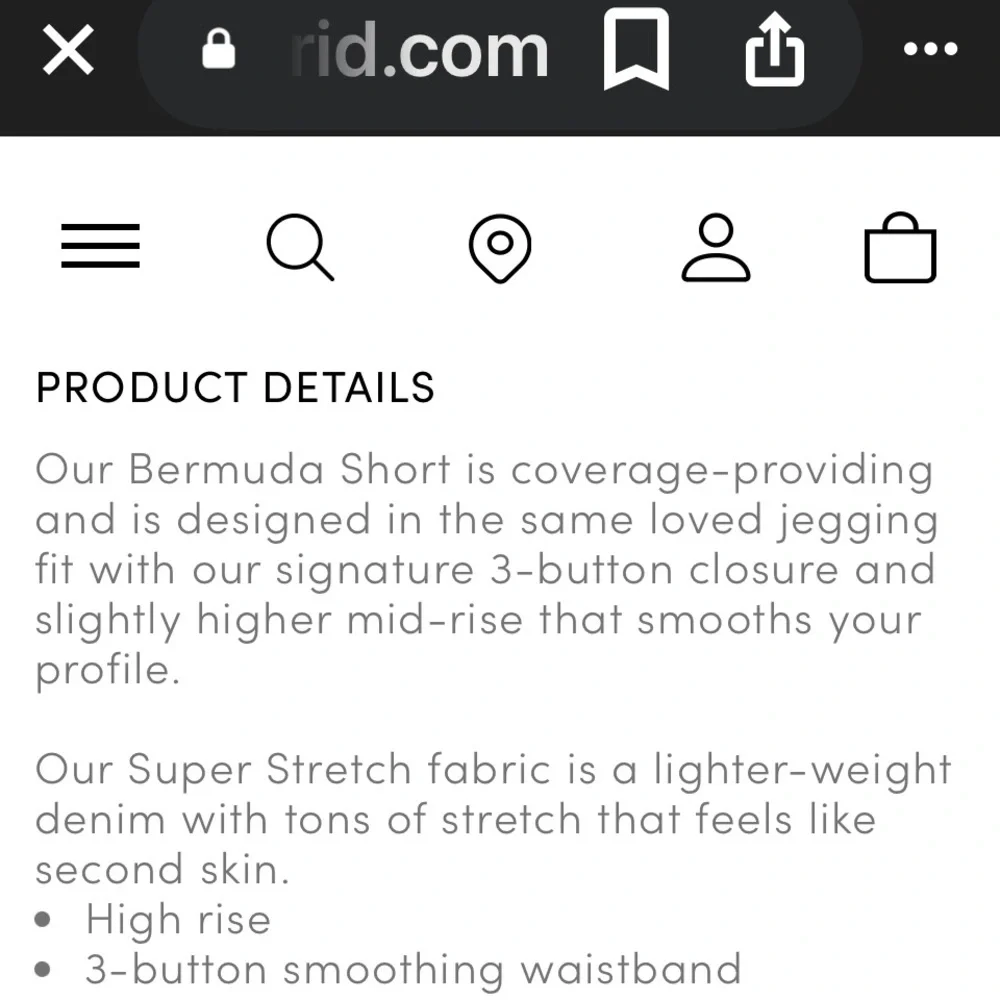 Torrid Denim Bermuda Jegging Soft Shorts